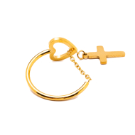 ANILLO ZO13326R DORADO Acero Inoxidable A31
