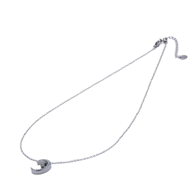 COLLAR ZO11668N PLATEADO Acero Inoxidable 2D31