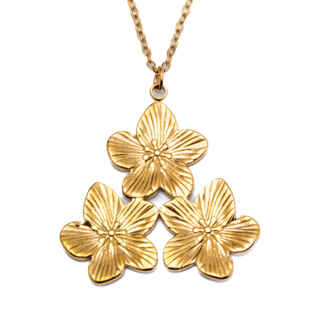 COLLAR ZO13096N DORADO Acero Inoxidable E25