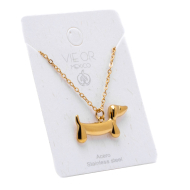 COLLAR ZO15937N DORADO Acero Inoxidable E24