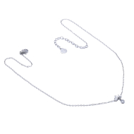 COLLAR ZO12316N PLATEADO Acero Inoxidable 2D21