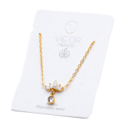 COLLAR ZO12316N DORADO Acero Inoxidable 2D21