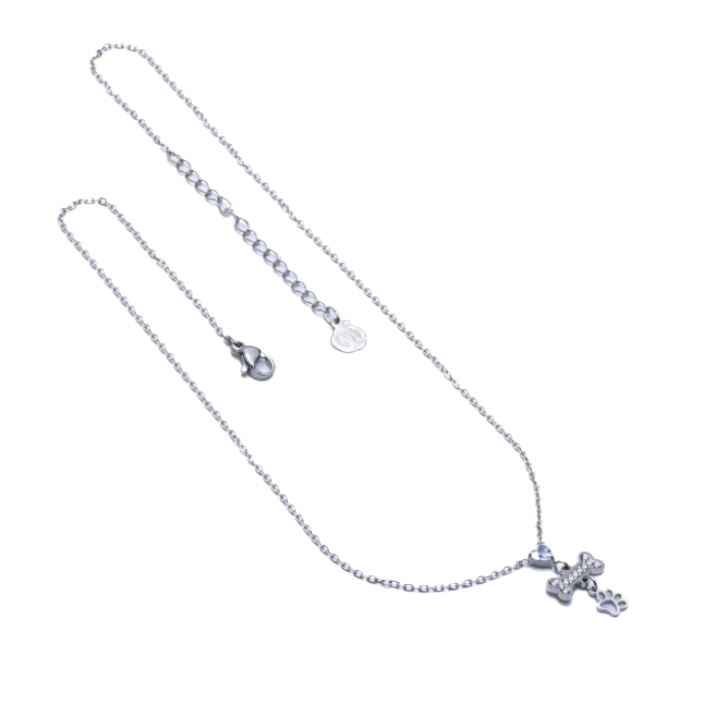 COLLAR ZO11480N PLATEADO Acero Inoxidable 2D31