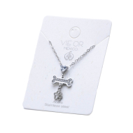 COLLAR ZO11480N PLATEADO Acero Inoxidable 2D31