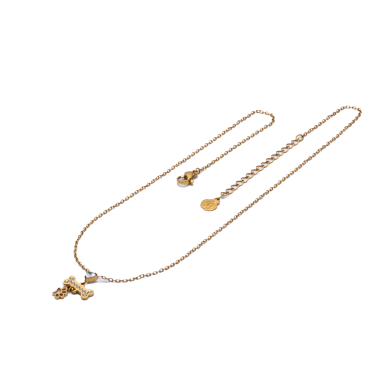 COLLAR ZO11480N DORADO Acero Inoxidable 2D31