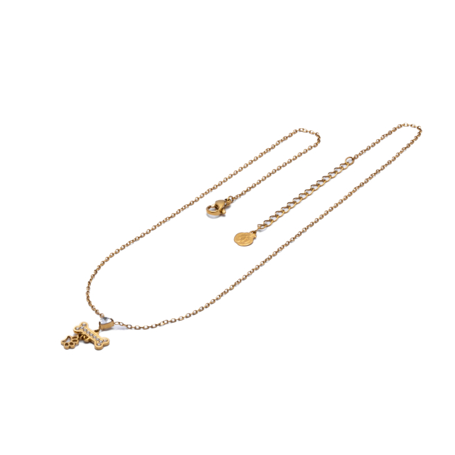 COLLAR ZO11480N DORADO Acero Inoxidable 2D31
