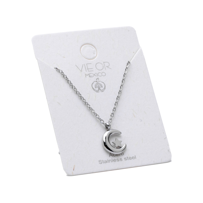 COLLAR ZO8473N150 PLATEADO Acero Inoxidable E12 E11