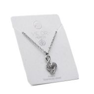 COLLAR ZO15879N PLATEADO Acero Inoxidable E41