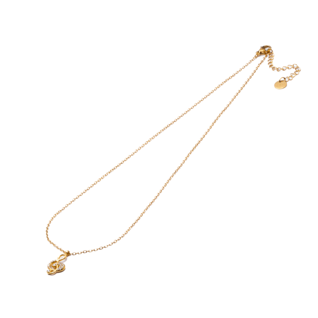 COLLAR ZO15879N DORADO Acero Inoxidable E41