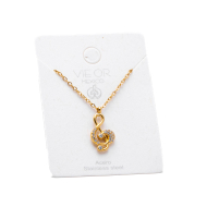 COLLAR ZO15879N DORADO Acero Inoxidable E41