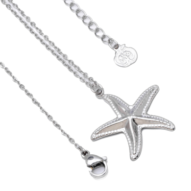 COLLAR ZO14463N PLATEADO Acero Inoxidable E22