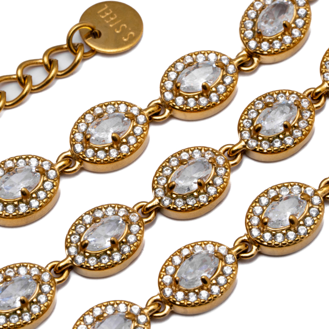 COLLAR ZO13829N DORADO Acero Inoxidable E42