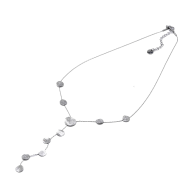 COLLAR ZO15241N PLATEADO Acero Inoxidable 2D34