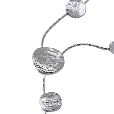 COLLAR ZO15241N PLATEADO Acero Inoxidable 2D34