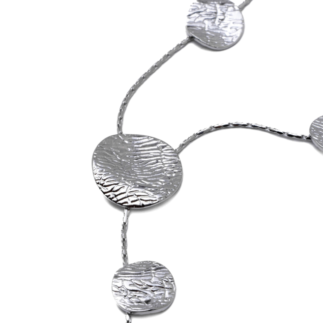 COLLAR ZO15241N PLATEADO Acero Inoxidable 2D34