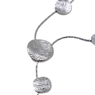 COLLAR ZO15241N PLATEADO Acero Inoxidable 2D34