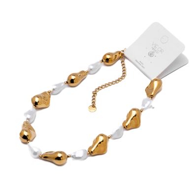 COLLAR ZO15258N DORADO Acero Inoxidable E35