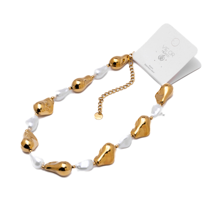 COLLAR ZO15258N DORADO Acero Inoxidable E35