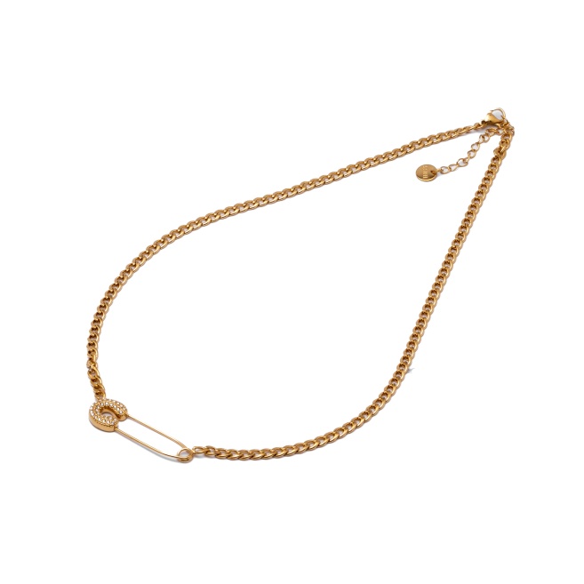 COLLAR ZO15474N DORADO Acero Inoxidable 2D29