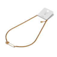 COLLAR ZO15474N DORADO Acero Inoxidable 2D29