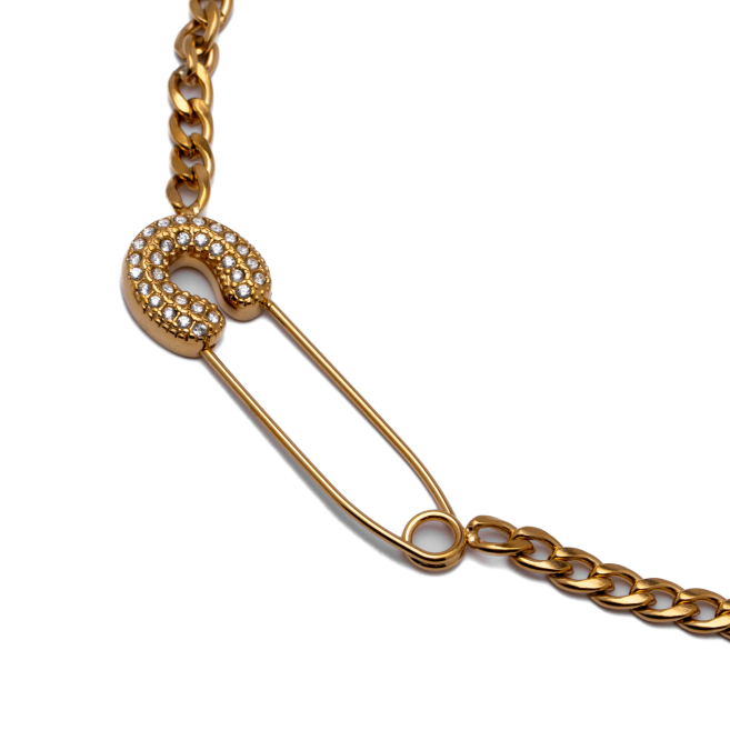 COLLAR ZO15474N DORADO Acero Inoxidable 2D29