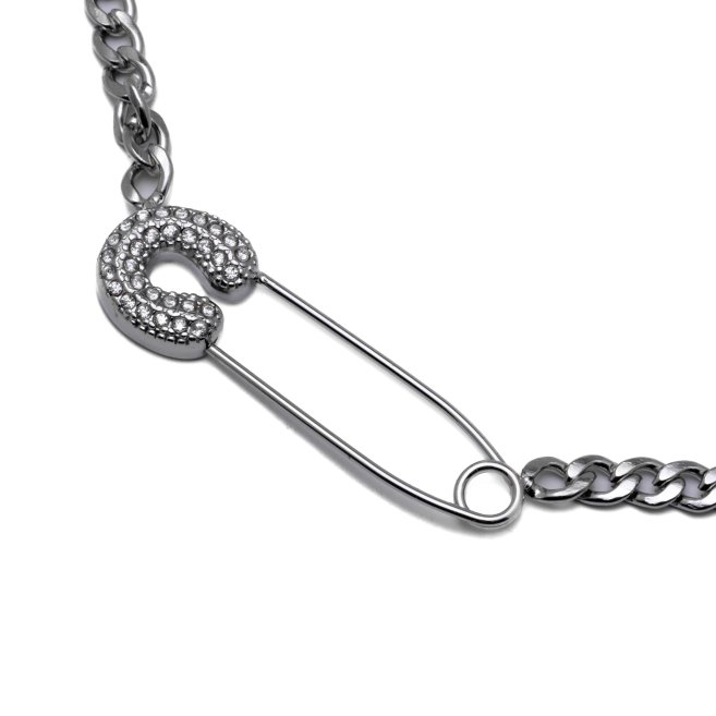 COLLAR ZO15474N PLATEADO Acero Inoxidable 2D29