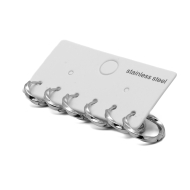 ARETES ZO15566E PLATEADO Acero Inoxidable F46