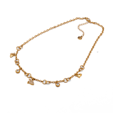 COLLAR ZO15736N DORADO Acero Inoxidable 2D42