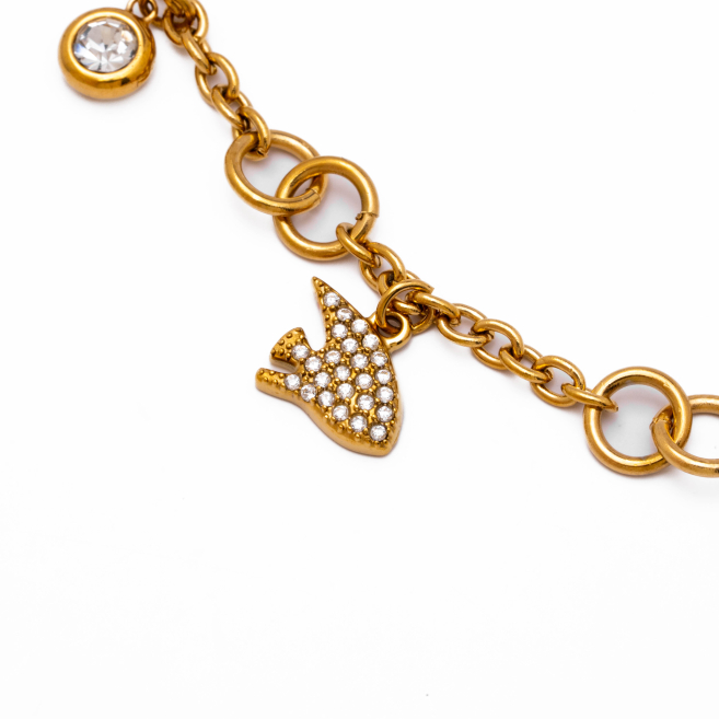 COLLAR ZO15736N DORADO Acero Inoxidable 2D42