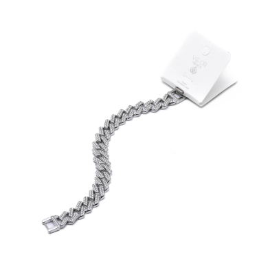 PULSERA ZO15134B PLATEADO Acero Inoxidable 2D15