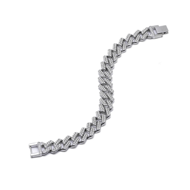 PULSERA ZO15134B PLATEADO Acero Inoxidable 2D15