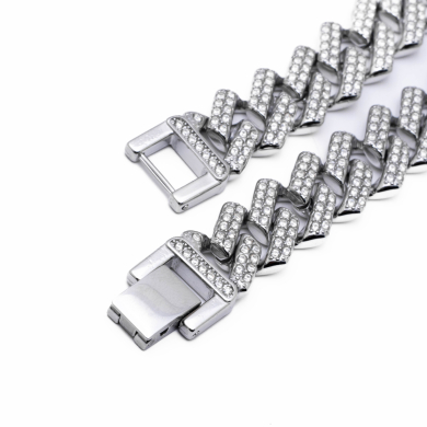 PULSERA ZO15134B PLATEADO Acero Inoxidable 2D15