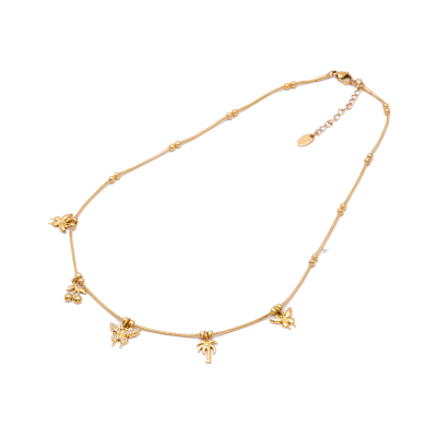COLLAR ZO15759N DORADO Acero Inoxidable 2D34