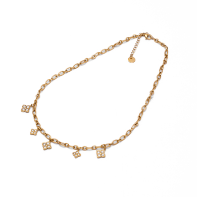 COLLAR ZO15558N DORADO Acero Inoxidable E33