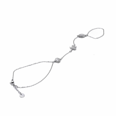 PULSERA ZO15302B PLATEADO Acero Inoxidable 2B31