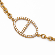 COLLAR ZO15168N DORADO Acero Inoxidable 2D53