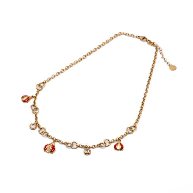 COLLAR ZO15747N DORADO Acero Inoxidable 2D38
