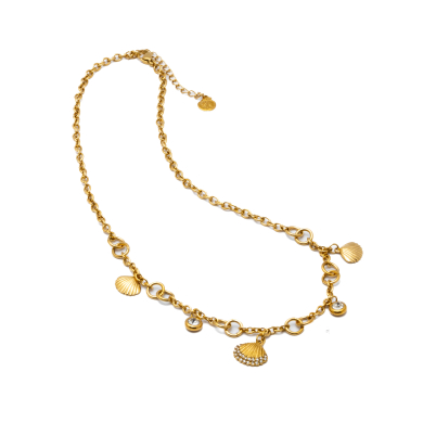 COLLAR ZO15741N DORADO Acero Inoxidable 2D27