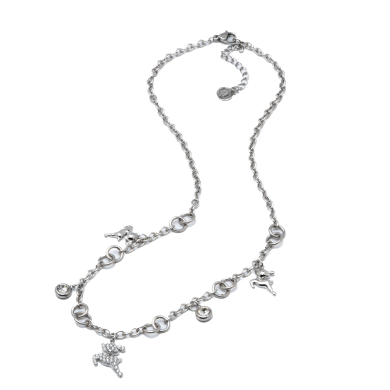 COLLAR ZO15751N PLATEADO Acero Inoxidable 2D27