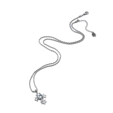 COLLAR ZO14576N PLATEADO Acero Inoxidable 2D25