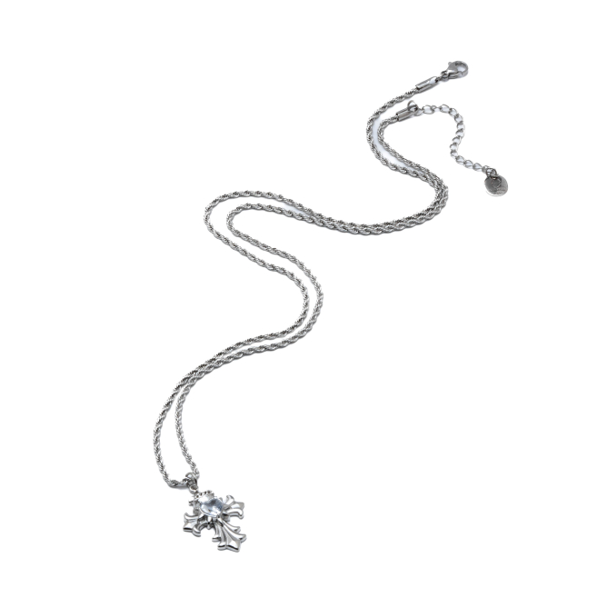 COLLAR ZO14576N PLATEADO Acero Inoxidable 2D25