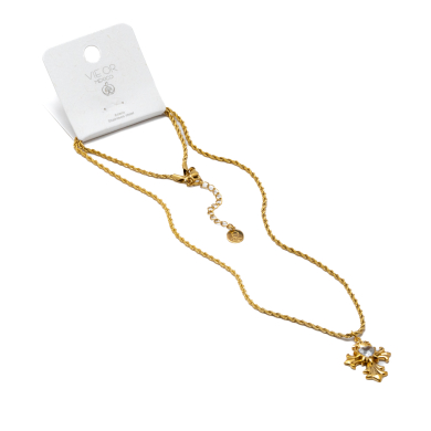 COLLAR ZO14576N DORADO Acero Inoxidable 2D25