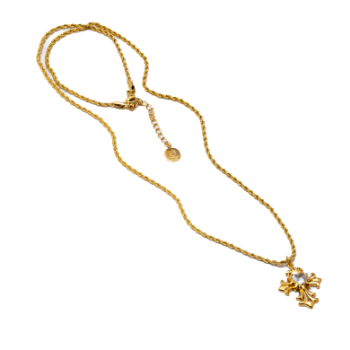 COLLAR ZO14576N DORADO Acero Inoxidable 2D25