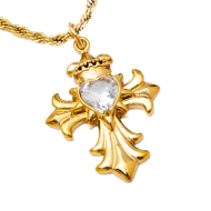 COLLAR ZO14576N DORADO Acero Inoxidable 2D25