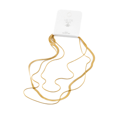 COLLAR ACERO ZO11612N Dorado -2D37 2D37 2D37