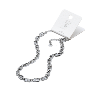COLLAR ZO15175N PLATEADO Acero Inoxidable 2D53