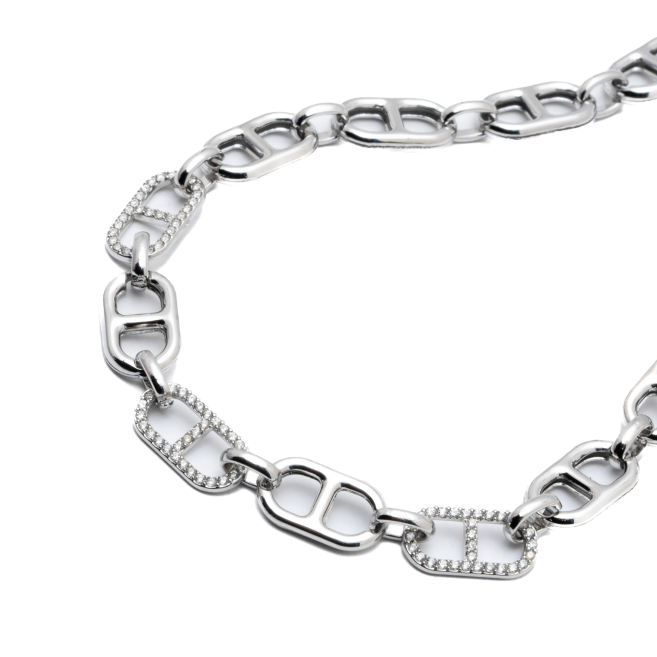 COLLAR ZO15175N PLATEADO Acero Inoxidable 2D53