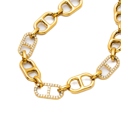 COLLAR ZO15175N DORADO Acero Inoxidable 2D53