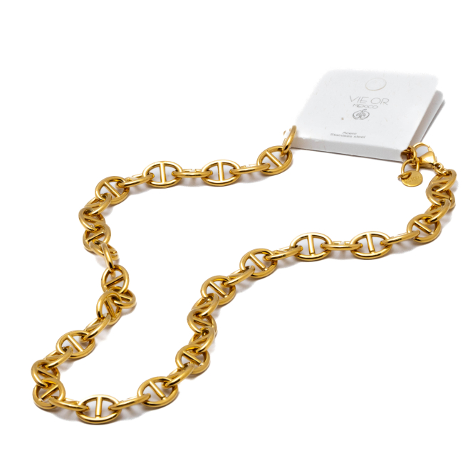 COLLAR ZO14336N DORADO Acero Inoxidable 2D53