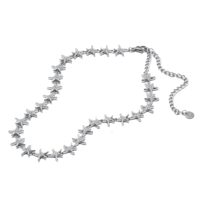COLLAR ZO15418N PLATEADO Acero Inoxidable E34